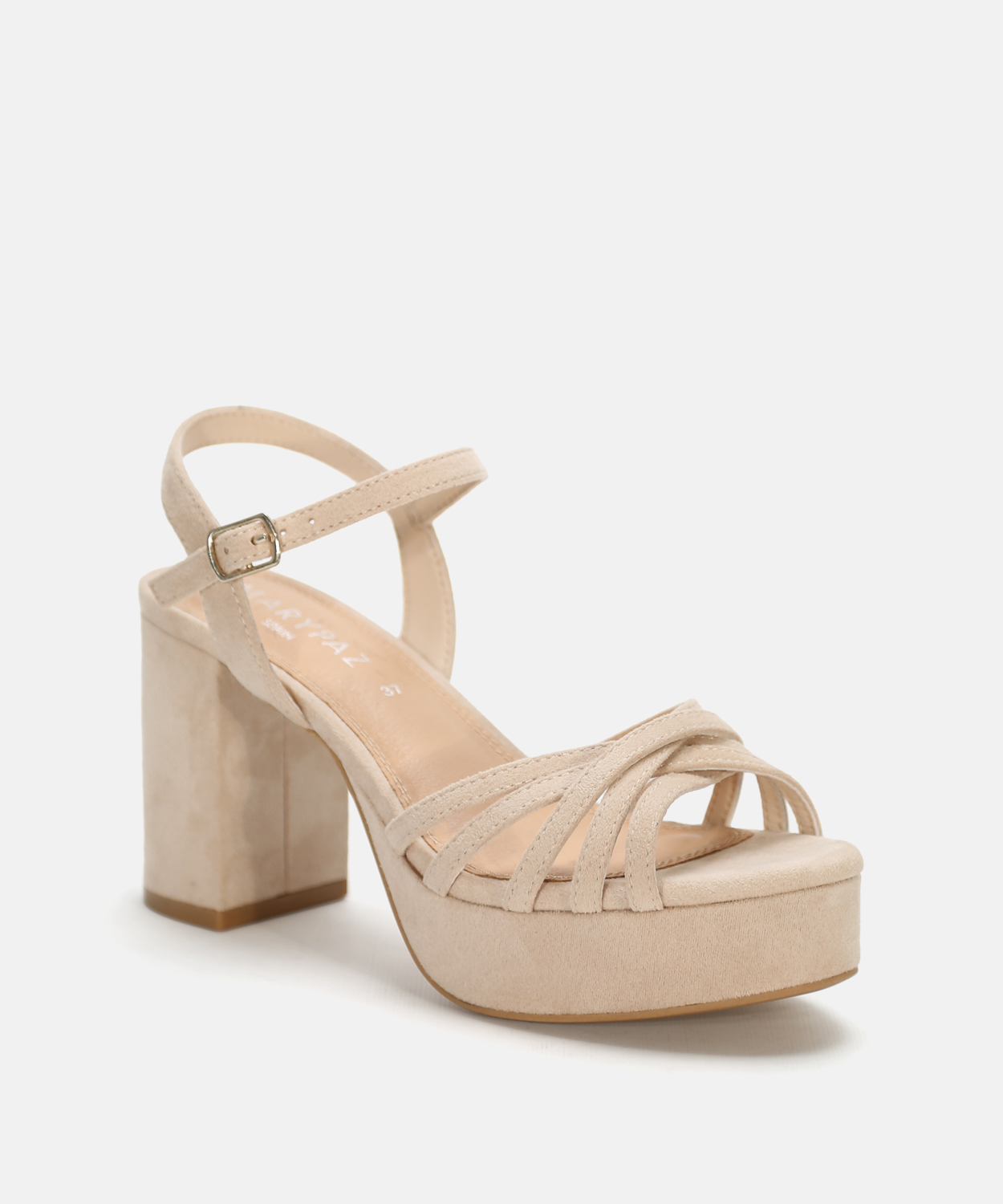 Sandalia plataforma multitiras image number null